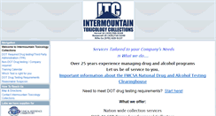 Desktop Screenshot of intermountaintoxicology.com